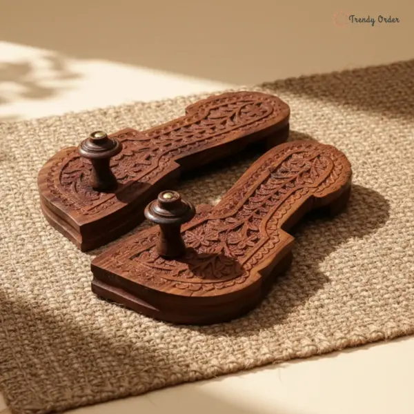 Sheesham Wood Khadau Charan Paduka Sheesham Wood Khadau Charan Paduka
