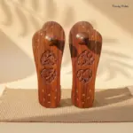 Wooden Khadau Charan Paduka