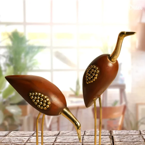 Wooden Saras Showpiece for Home Decor Wooden Saras Showpiece for Home Decor