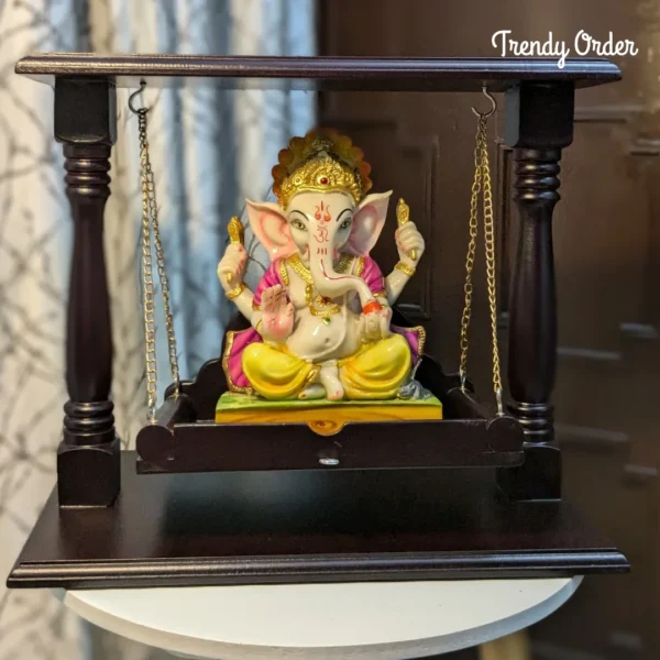 Wooden Laddu Gopal Jhula