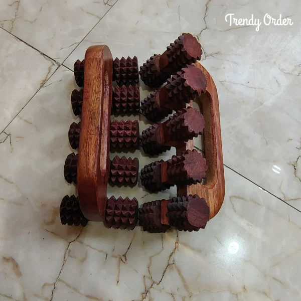 Wooden Acupressure Back Massager