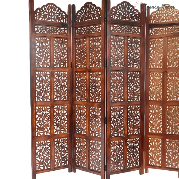 Maharaja Carved Room Partition with Tree of Life Design Maharaja Carved Room Partition with Tree of Life Design