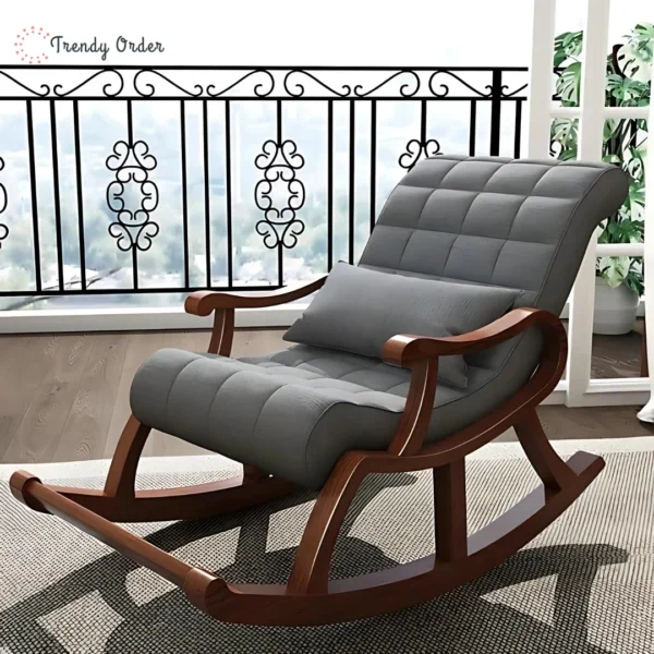 Luxurious Tufted Rocking Chair