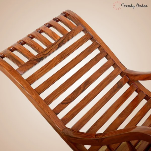 Handcrafted Wooden Rocking Chair