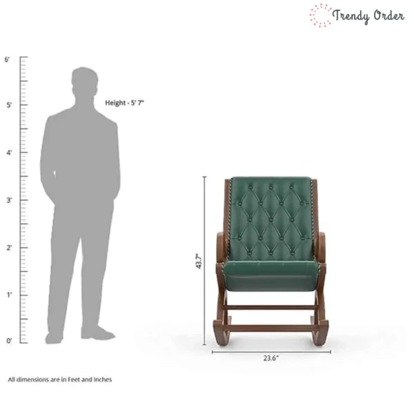 Emerald Throne Rocker Colonial Style Rocking Chair