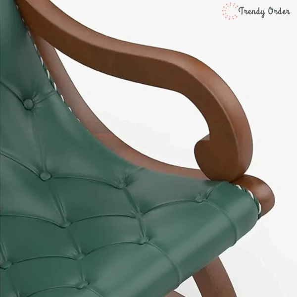 Emerald Throne Rocker Colonial Style Rocking Chair