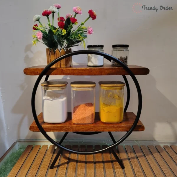 Circular Wooden Kitchen Organizer Circular Wooden Kitchen Organizer