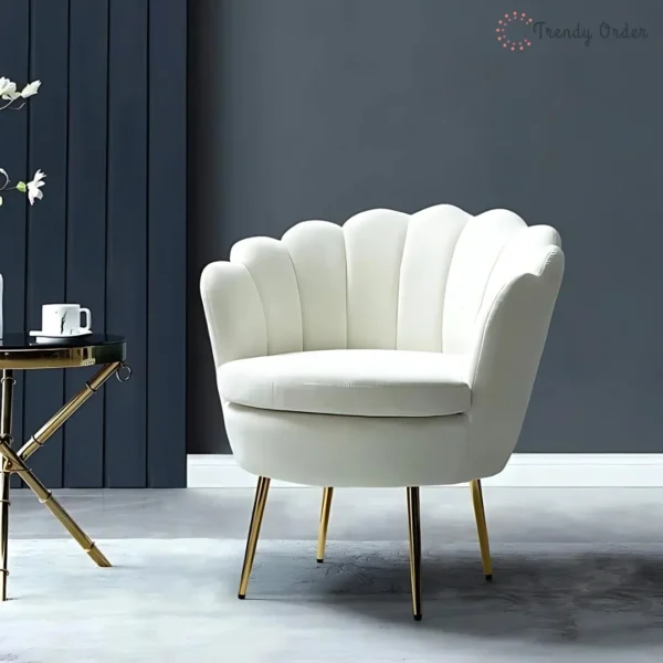 Petal Barrel Lounge Chair Modern Accent Chair