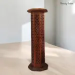 Wooden Tower Incense Holder