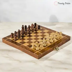 Wooden Chess Set Foldable