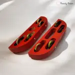Wooden Khartal Manjira Set