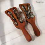 Wooden Khartal Manjira for Bhajan