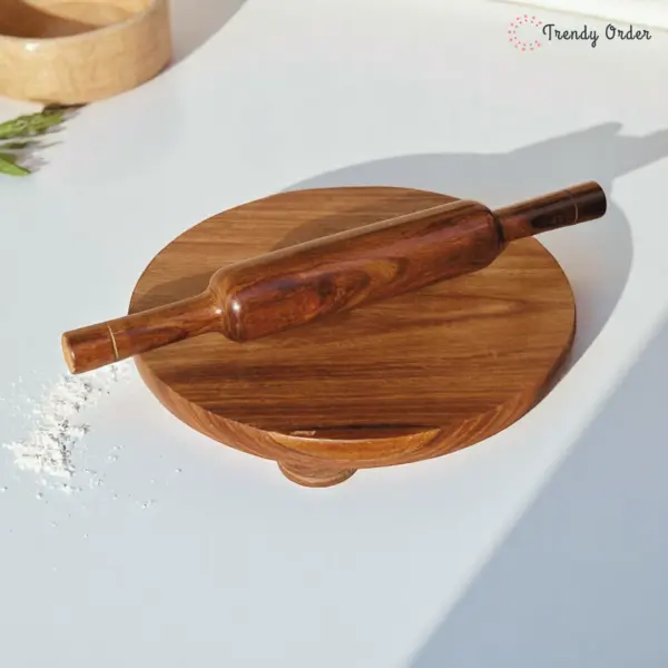 Wooden Chakla Belan Set Wooden Chakla Belan Set