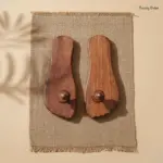 Wooden Khadau Foot Shape Paduka