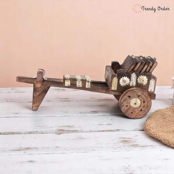 Bullock Cart Wooden Coaster
