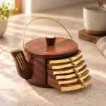 Wooden Coaster Set