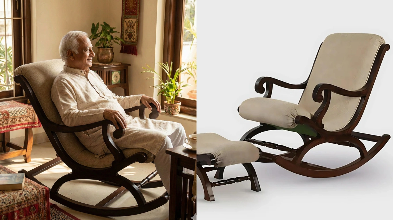Right Rocking Chair for Seniors