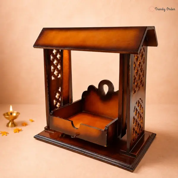 Laddu Gopal Wooden Jhula