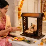 Laddu Gopal Wooden Jhula