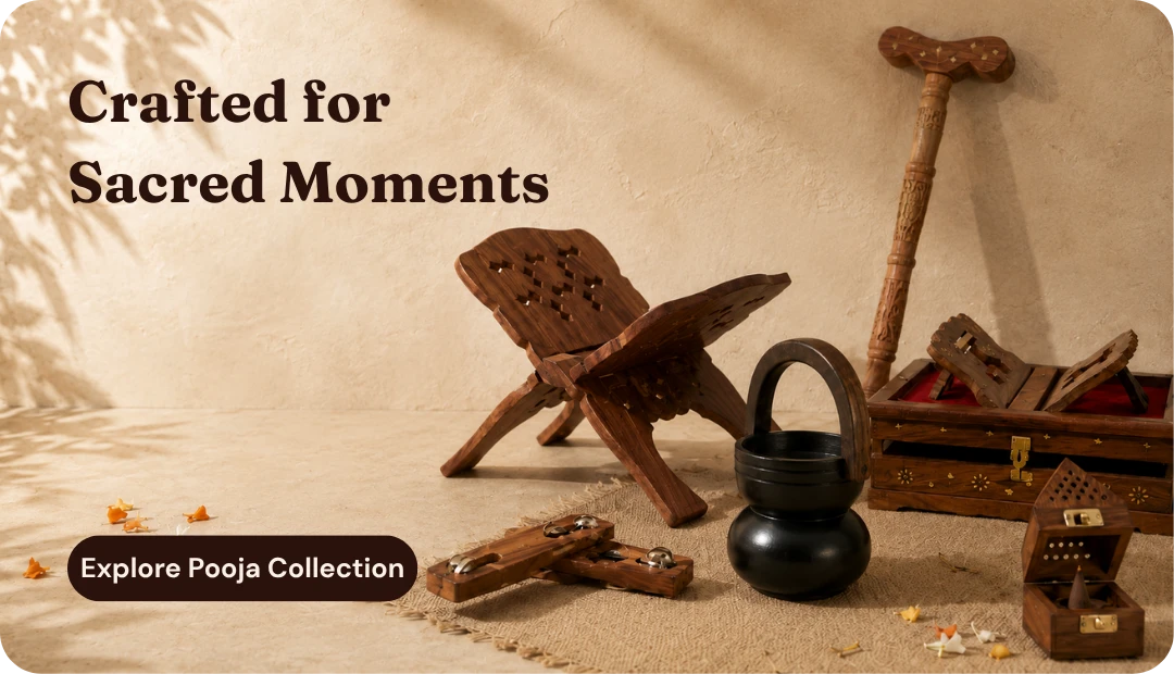 Brown Roots pooja collection