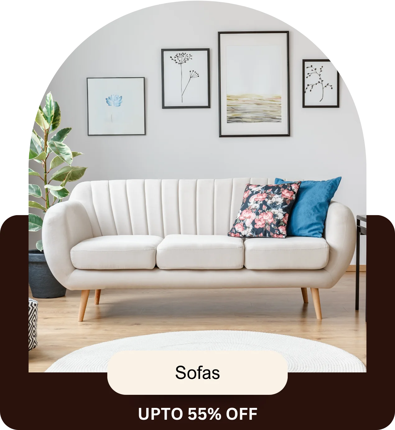 Wooden Sofa set