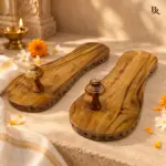 Carved Edge Teak Wood Khadau