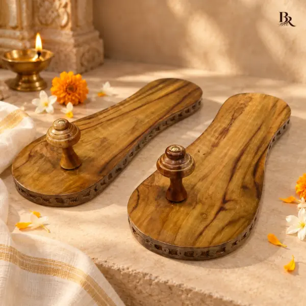 Carved Edge Teak Wood Khadau