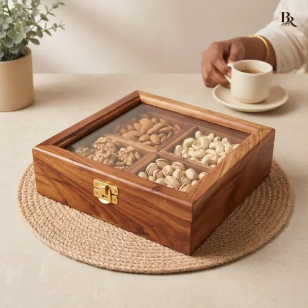 Wood Dry Fruit Box