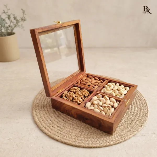 Wood Dry Fruit Box