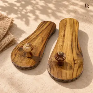 Carved Edge Teak Wood Khadau